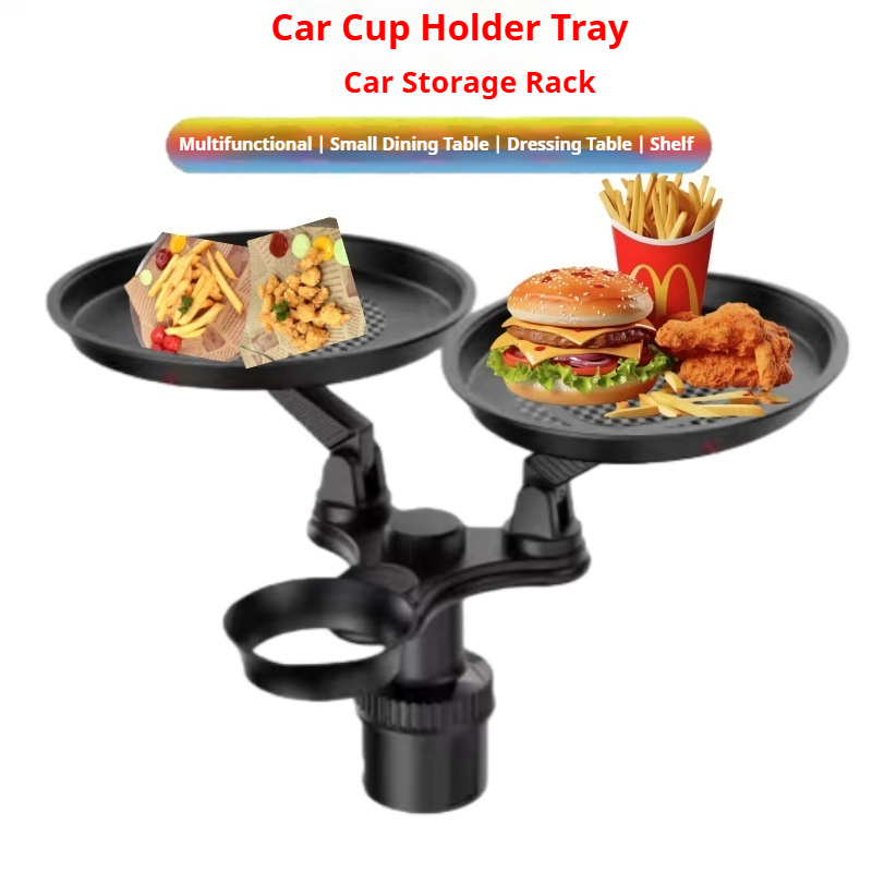 TEMU Upgrade -generation Car Storage Tray, Car Specific Tray, Beverage Cup Holder, Adjustable Phone Holder Storage Shelf, Abs Material Is Sturdy And