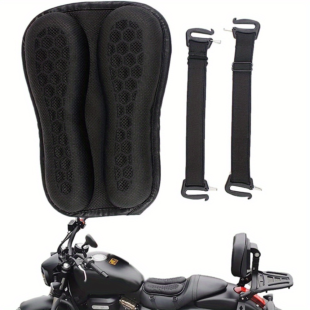 Comfortable Ergonomic Cushion For Motorcycle Seats, Designed For Shock Absorption And