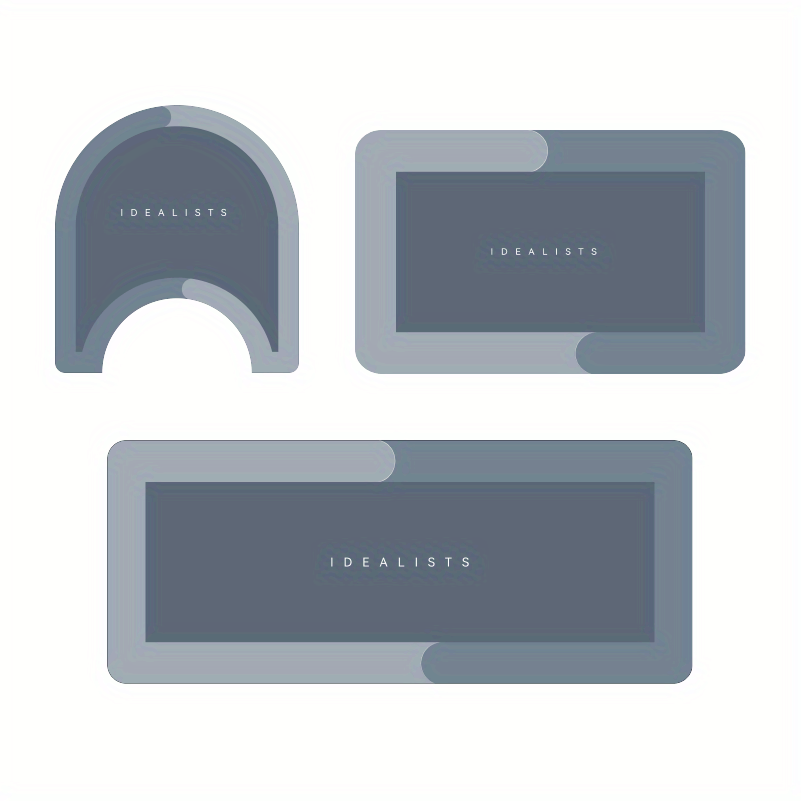 E-shop 1 Set/3 Stück Weiche Saugfähige, Badezimmer -Rutsch-Matte, Toilette U-förmig, Waschbare Bodenmatte, Eingangstürmatte, Europäisch-Amerikanische