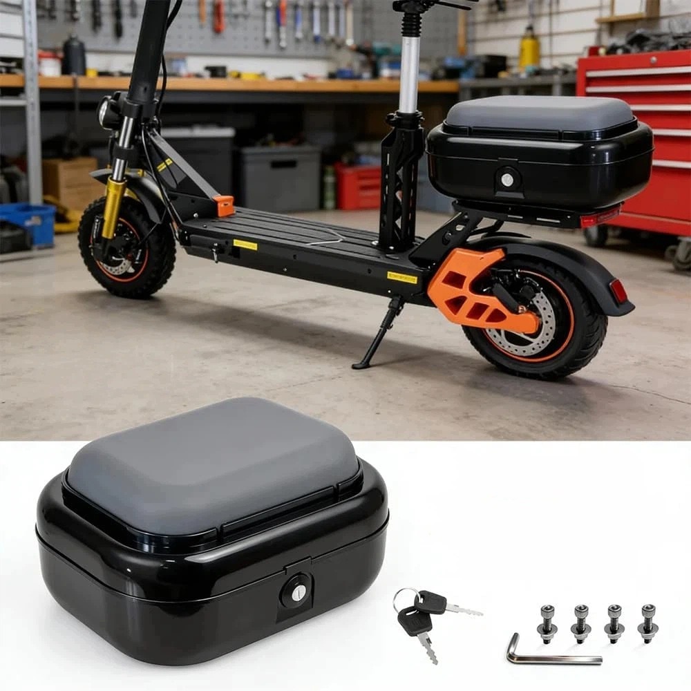 Image of Electric Scooter Rear Trunk Storage Compartment With Passenger Seat Compatible With M5/m5pro