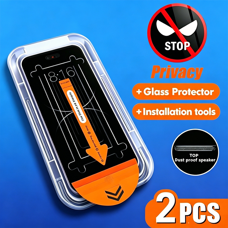 TEMU Paquete de 2 protectores de pantalla con privacidad de 28 grados para Redmi Note 15 Pro 5G, adhesivo , protección contra polvo, protección de