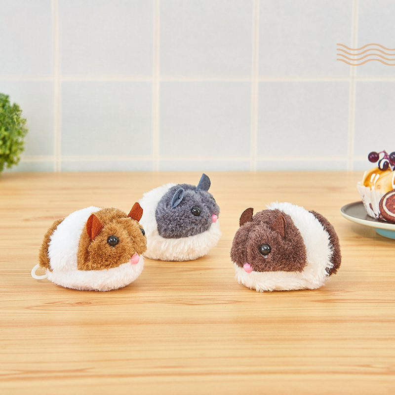 cartoon plush mouse cat toy vibrating pull string cute - Temu Australia