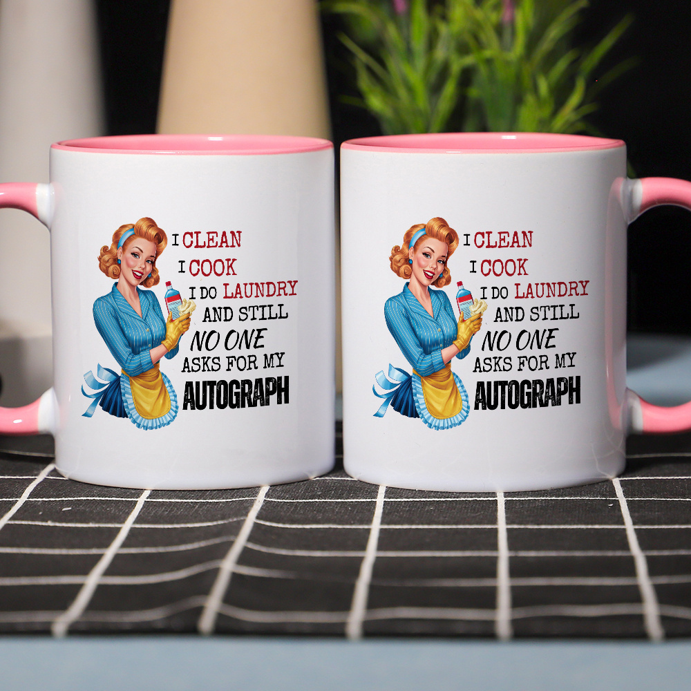1pc retro   mug 11oz ceramic     i     no one   for my   funny cute design with vintage inspired illustration   home decor gifts machine washable reusable everyday mug   mug durable mug details 4