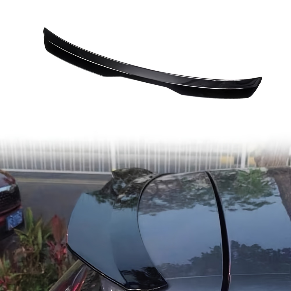 TEMU Universal Trunk Roof Spoiler Abs Decoration Suitable For , Hatchback Accessory, Auto Exterior Upgrade, , Aerodynamic Styling, Highquality