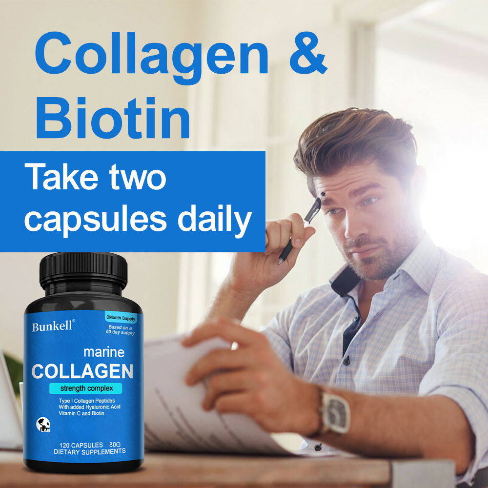 Marine Collagen Supplement with Vitamin C and Biotin