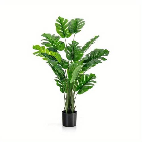 1 2pcs 5 feet artificial tree monstera plant for home indoor and outdoor