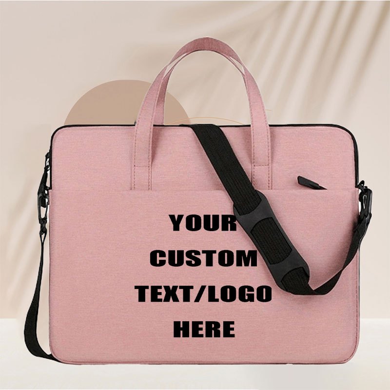 TEMU Sac d'ordinateur portable léger à personnalisation de photos DIY, poignée à main de grande avec bretelles amovibles et réglables, adapté aux