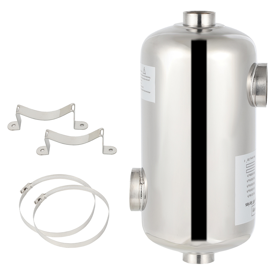 Image of Pool Heating 28kw/60kw Heat Swimming Pool Bath Pool Heat Stainless Steel Pool Heater Ss304