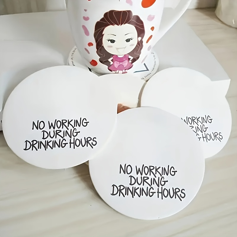 Customizable Round Disposable Coasters with Photos