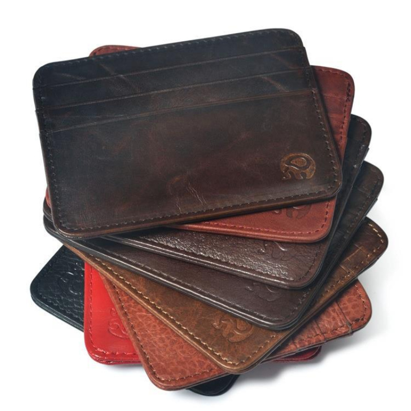 

Sleek Rfid-blocking Cowhide Leather Wallet For - Multi-card Holder With Coin Purse, , In Assorted Colors - Ideal Gift For Christmas, Day, Father's Day