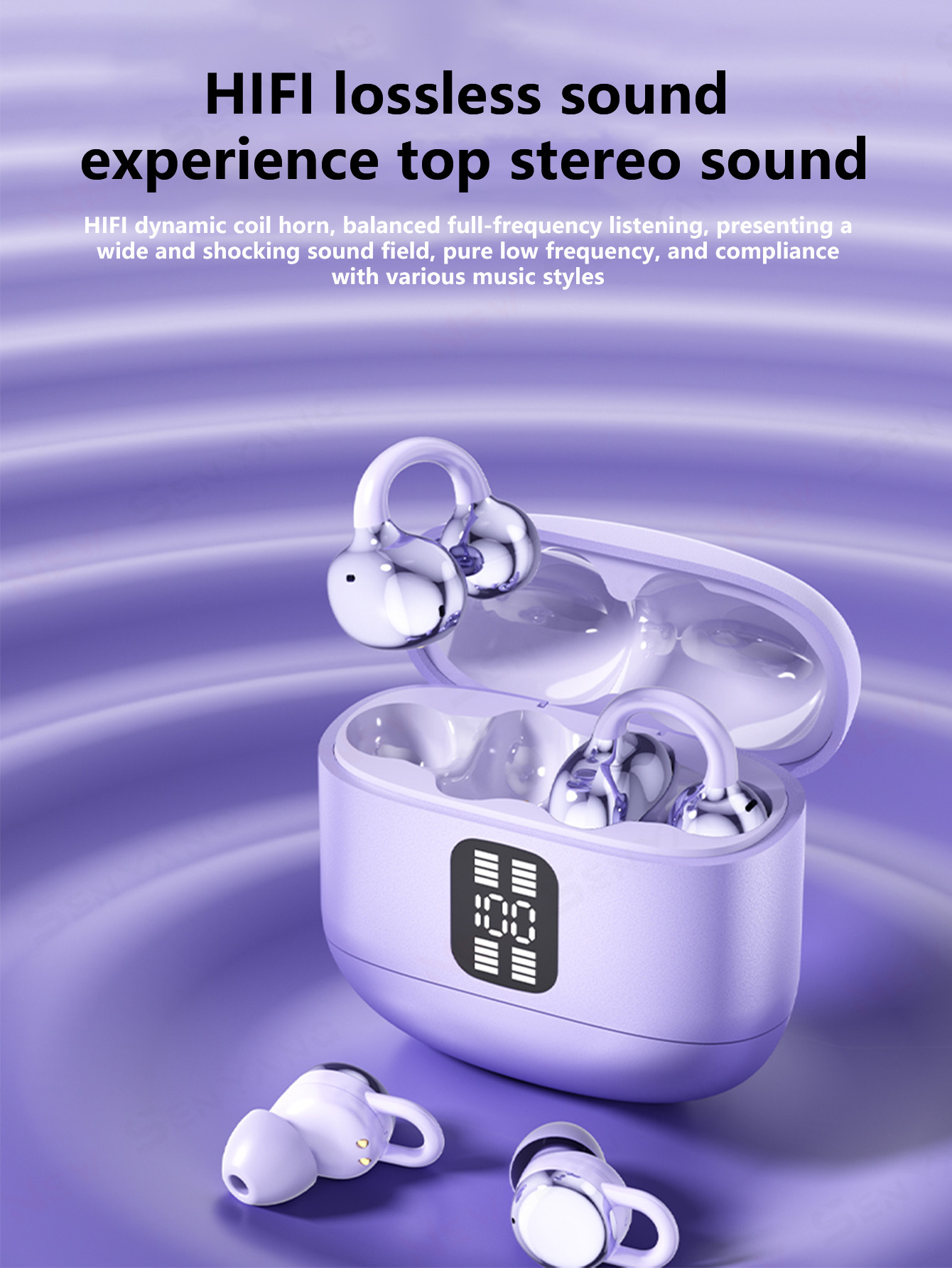 New Senyang 2026 New Design UV Material True Wireless In-ear and Clip-on TWS Couples Fasion Daul Headset Mini Couples Earbuds Music Earplug Gaming Earpods TWS HIFI Bass Stereo HD Calling Earphones for Android for iPhone Cellphone Sports Earpieces