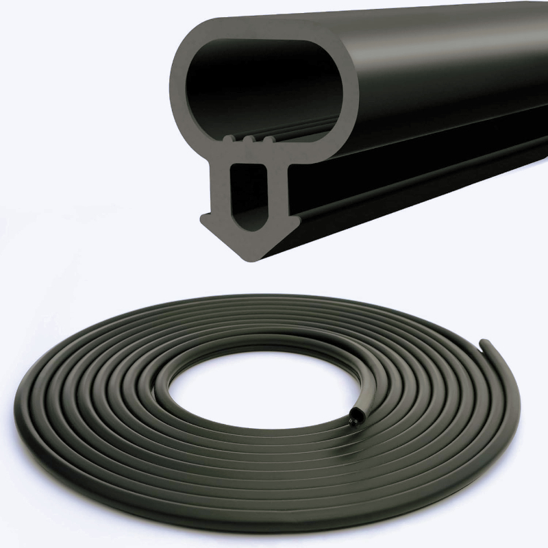 6m Black Anti-theft Door Seal Strip | Windproof Filler For Doors And Windows, Replacement Rubber Seal For Insulation And Thermal Insulation