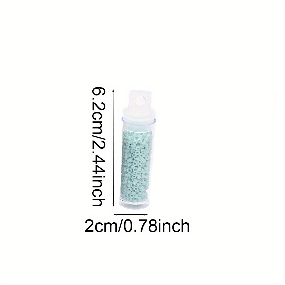 10g 3mm Colorful Glass Seed Beads for Jewelry Making