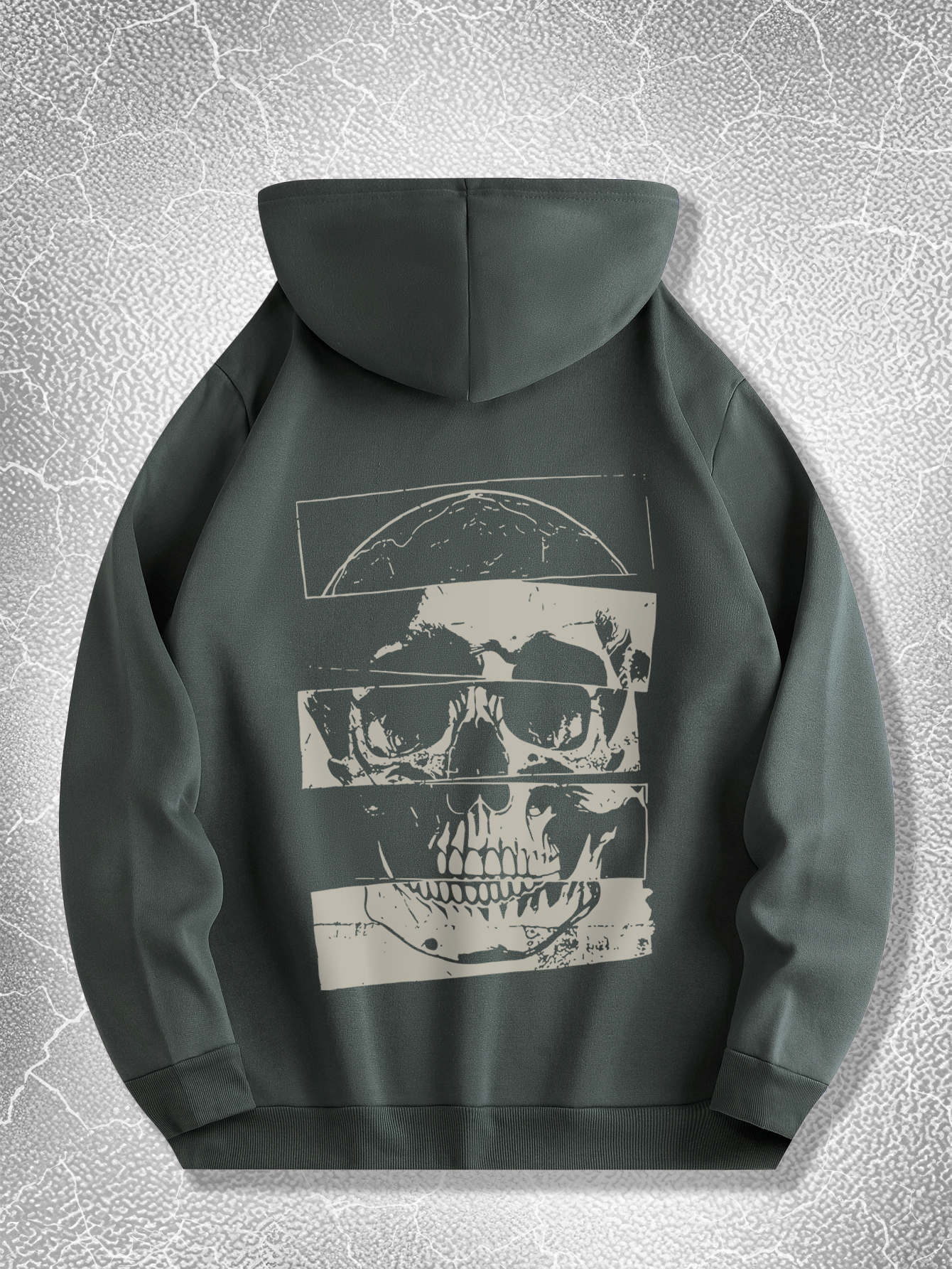 sudadera capucha hombre estampado calavera Temu Spain