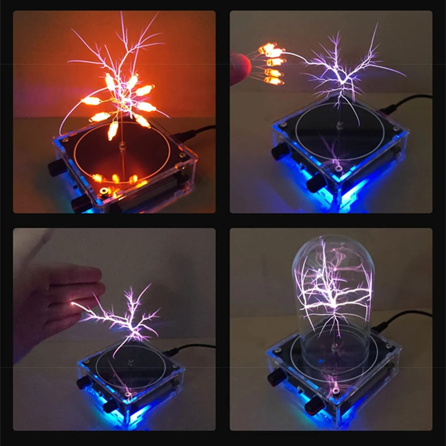 music coil arc plasma for tesla coil desktop toys science teaching set   experiment model birthday gift 15 years old boy gift Product details 2