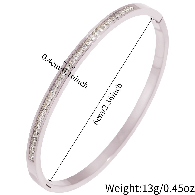 Elegant Stainless Steel Bracelet, Unisex Gift