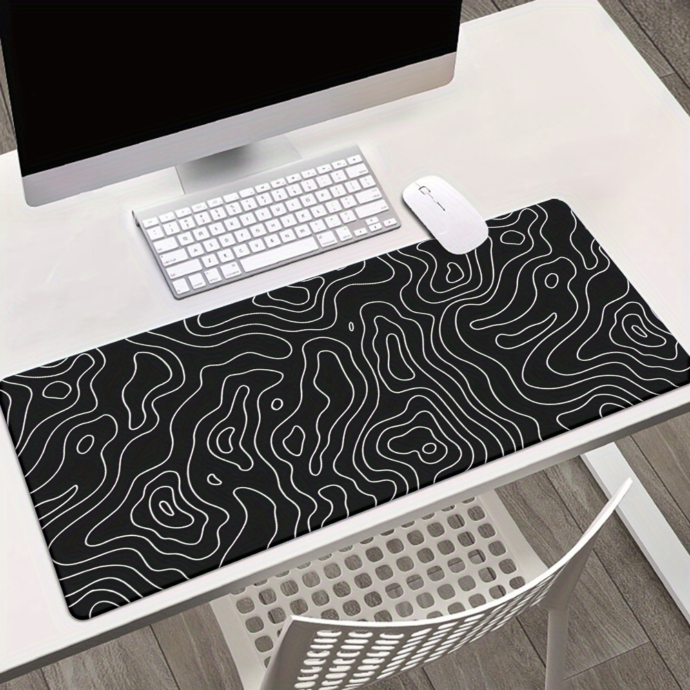 TEMU 1pc Terrain Pattern Hd Printed Pad For Desk, Multi Functional Xxl Mousepad, Keyboard Gaming Mouse Mats, Office Computer Desk Mat.gifts For