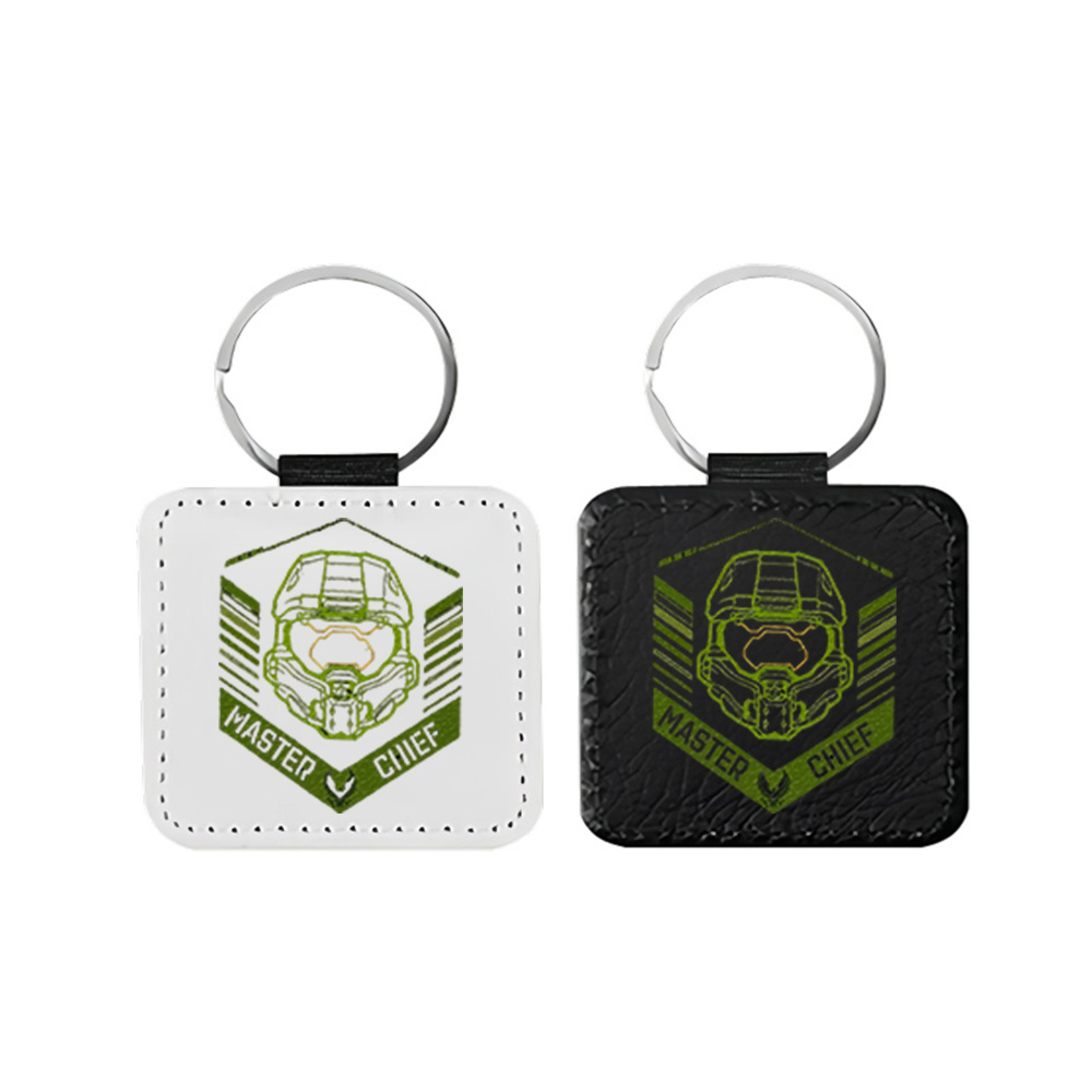 TEMU 1pc Portachiavi Auto con Logo Master Chief, Elegante Portachiavi con Anello in Metallo, Accessorio Moda per , Portachiavi
