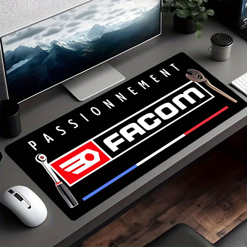 TEMU Tapis de souris de jeu 1 pièce Return - droit, base en caoutchouc antidérapante, motif décoratif puissant avec graphismes de de jeu et "",