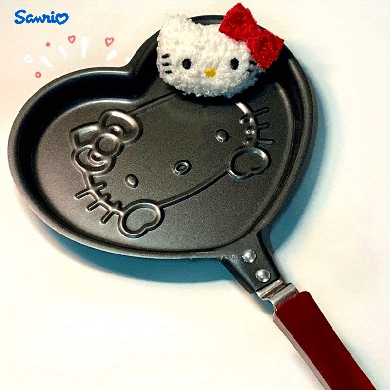 For Hello Kitty Mini Non-Stick Frying Pan - Cute Cartoon Design, Ideal for Cooking Eggs & Pancakes, Perfect for Breakfast & Snacks, Breakfast Cooking Pan | Playful Kitchenware | Durable Cooking Pan, for Hello Kitty Kitchen