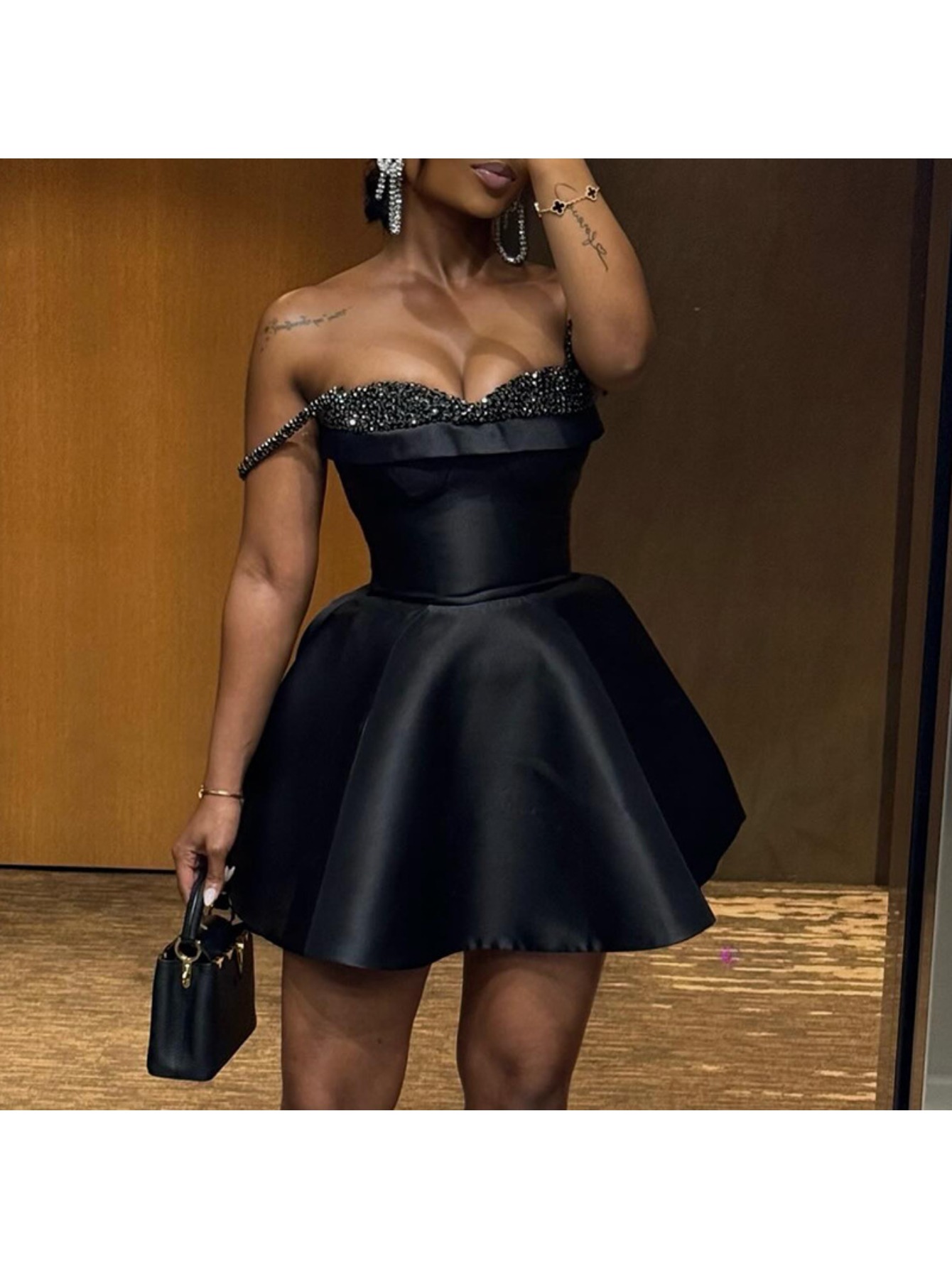 short formal dress sold on Temu United States