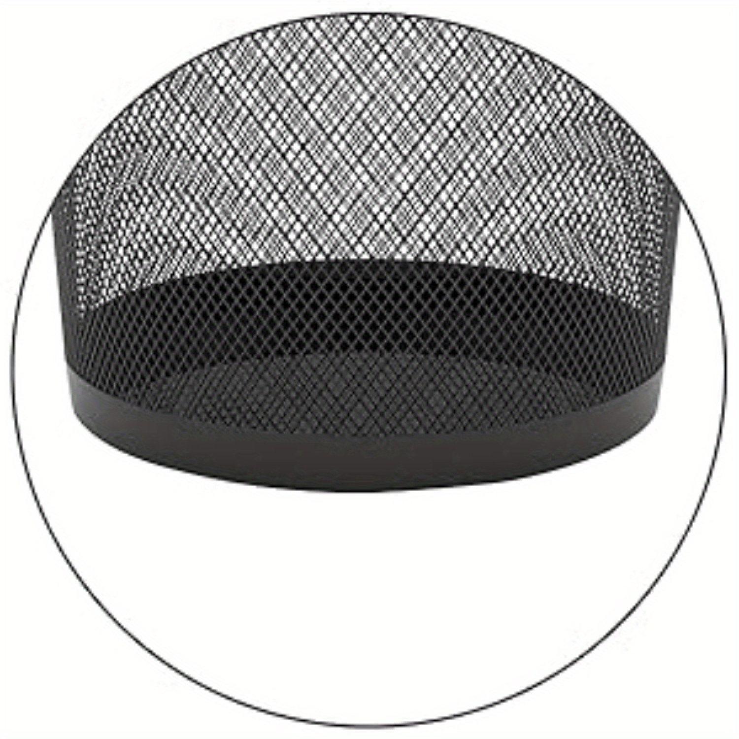 pack of 2 reinford   4 gallon metal wire mesh trash bins open top breathable design lightweight   waste baskets for home office kitchen dorm Product details 4