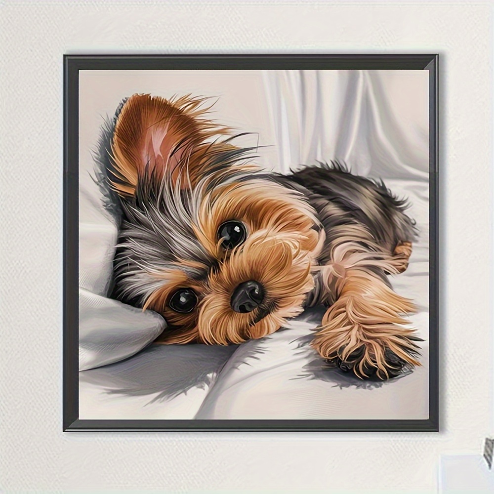 Jawecci Diamond Painting Hunde-Bild - 5D DIY Diamant Malerei 30x40cm