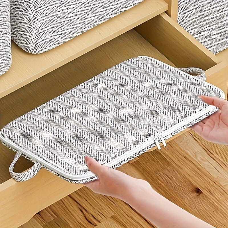 6pcs Foldable Storage Bags with Lids for Clothes