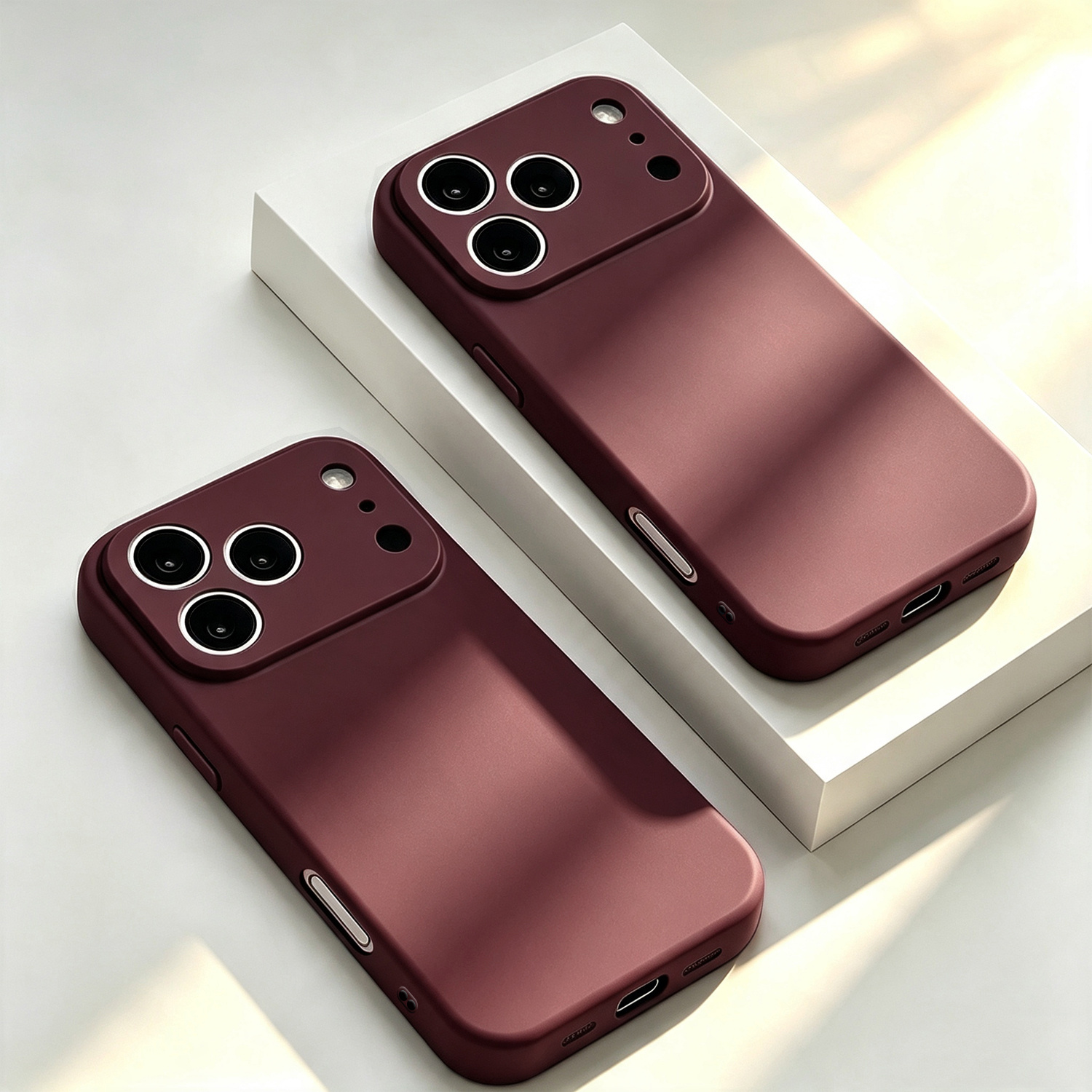 TEMU Чохол для телефону - Чохол для телефону: Рідкий чохол для Iphone 18 17 16 15 14 13 Pro Max 17E/16E Air Case, 4-шаровий м'який на дотик, тонкий