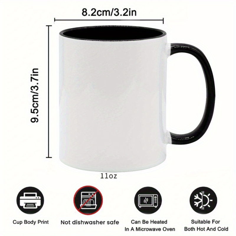 1pc 11oz truck themed ceramic mug with black handle vibrant semi truck design durable ceramic coffee cup for office home or gifts birthday valentines day easter hand wash only gift coffee cup truckthemed   handle mug coffee mug 2