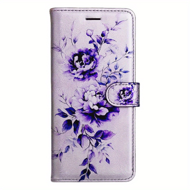 TEMU Floral Flip Wallet Cover Models Including S8, S9, S10, M10, A30s, A50s, Note 10, 20, A10s, A20s, A51, A71, S20, A11, A31, S21, A42, A12, A16,