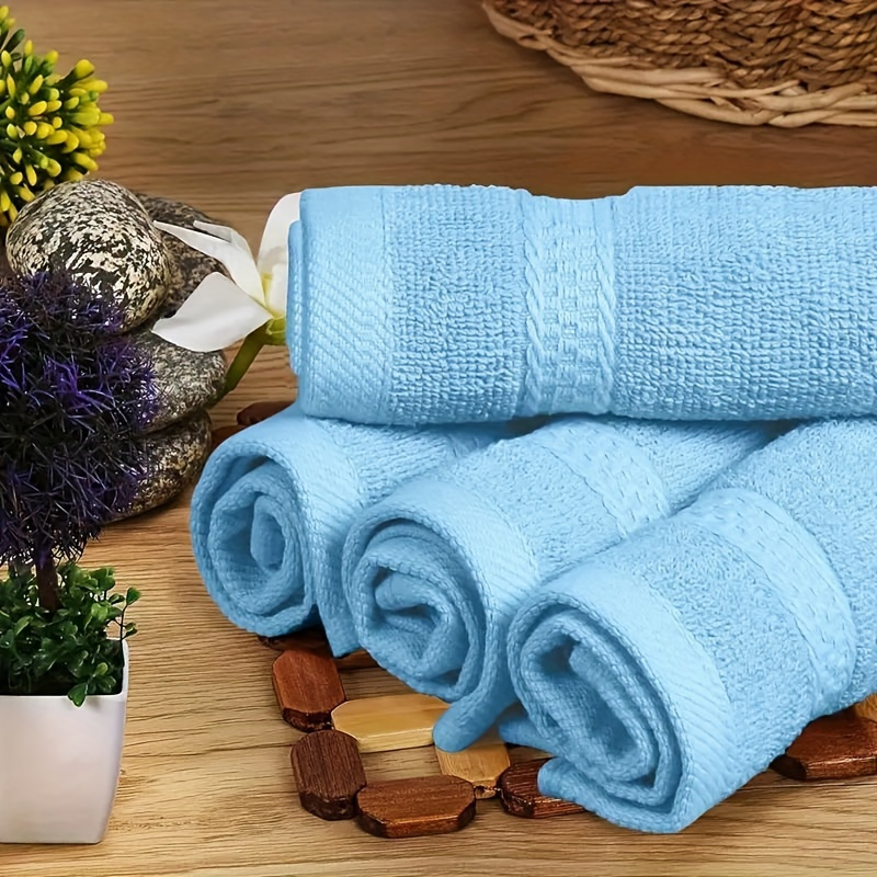 1pc SoftTouch Premium Polyester Hand Towel, 460gsm Woven, Highly Absorbent, Skin-Friendly, Chemical-Free, Ideal for Home, Hotel, Spa - Bathroom Essentials details 8