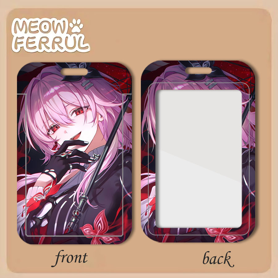 TEMU 2D 싱글 카드 홀더 키체인 랜야드 - 학생증, 버스, 지하철, 워터카드, 출입카드, 직장증 보호 케이스