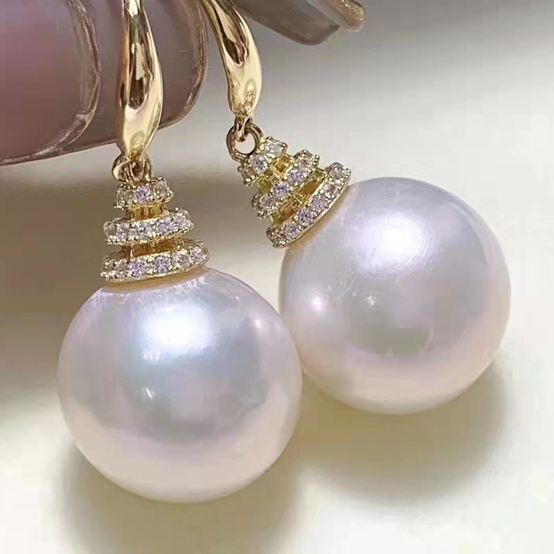 Women's Plated Synthetic Zirconia Drop Earrings