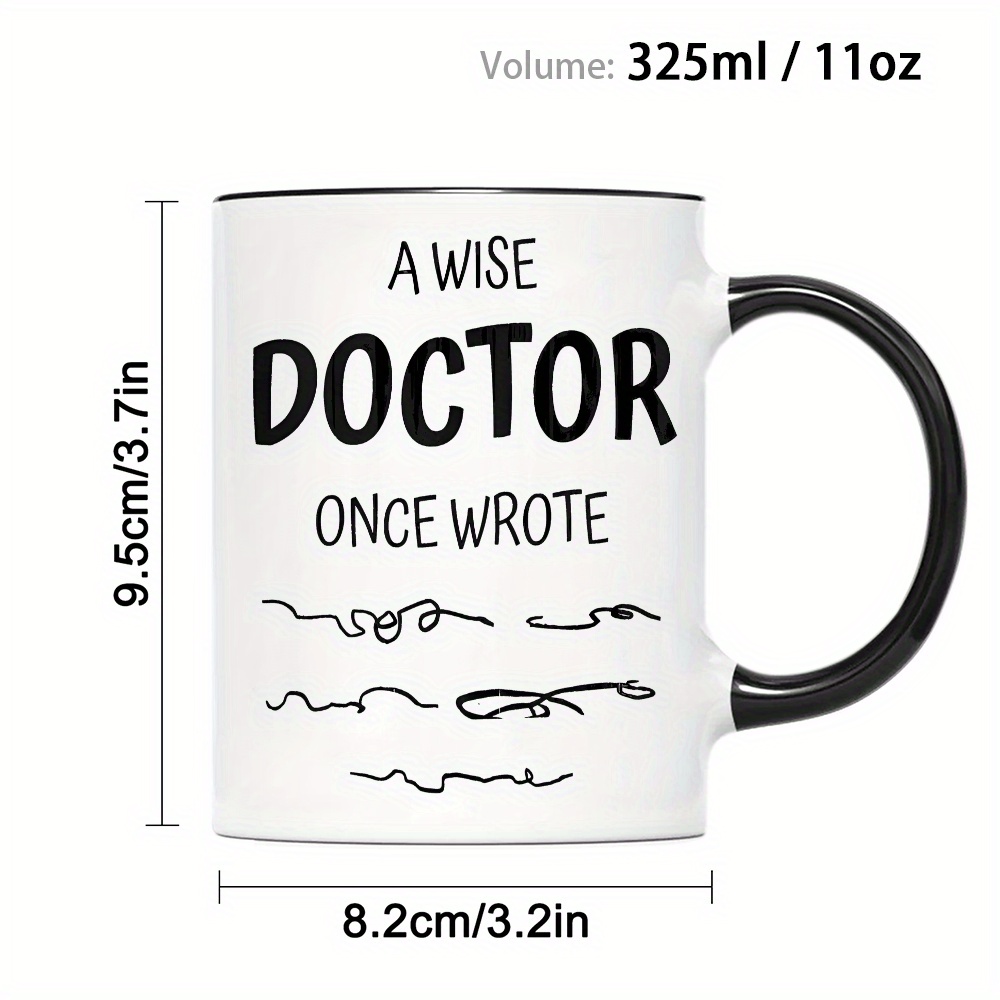1pc 11oz   coffee mug a wise   ceramic coffee cup perfect gift for  s   ideal for home or office use 7