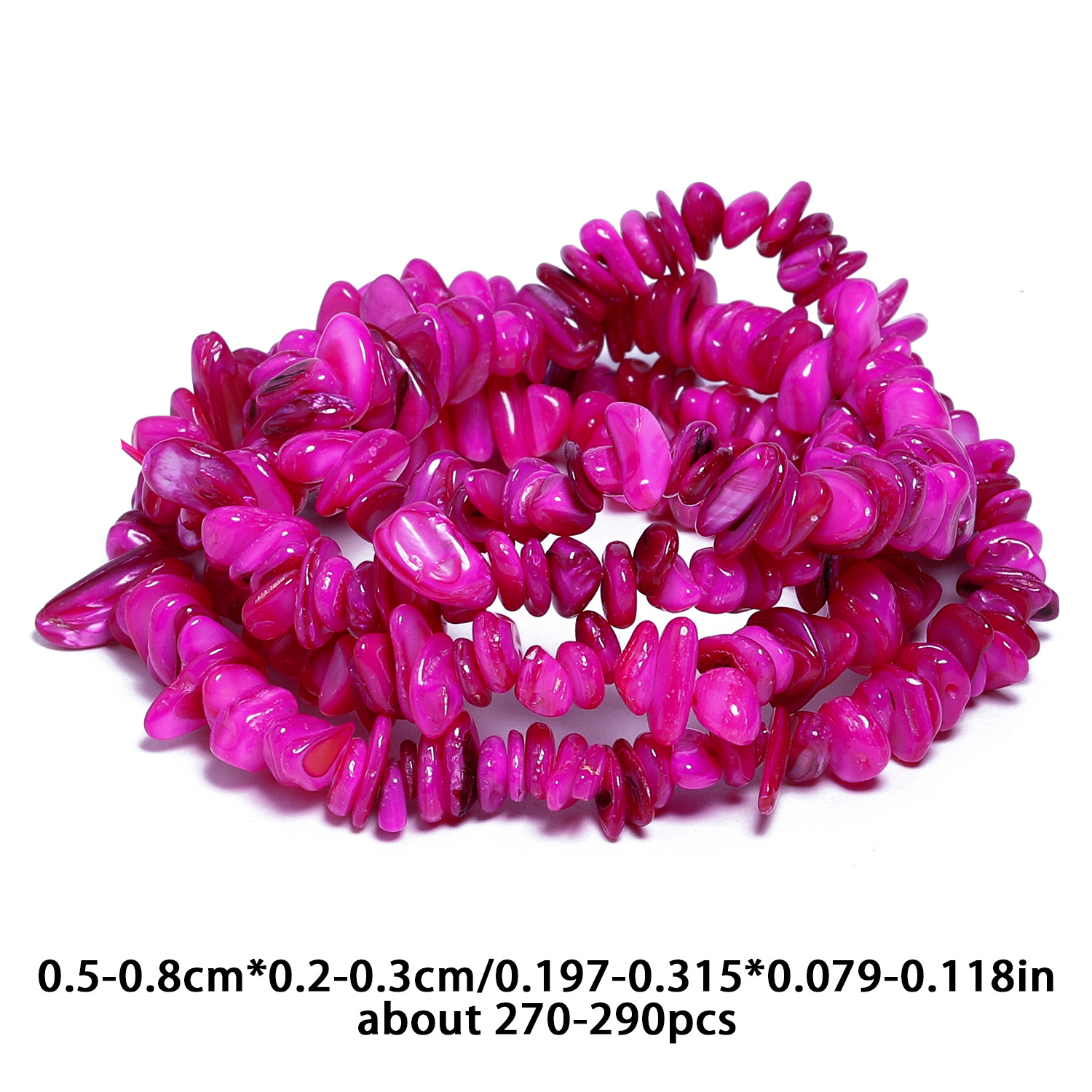 Naturally Shaped Crushed Stone Beads for Jewelry Making