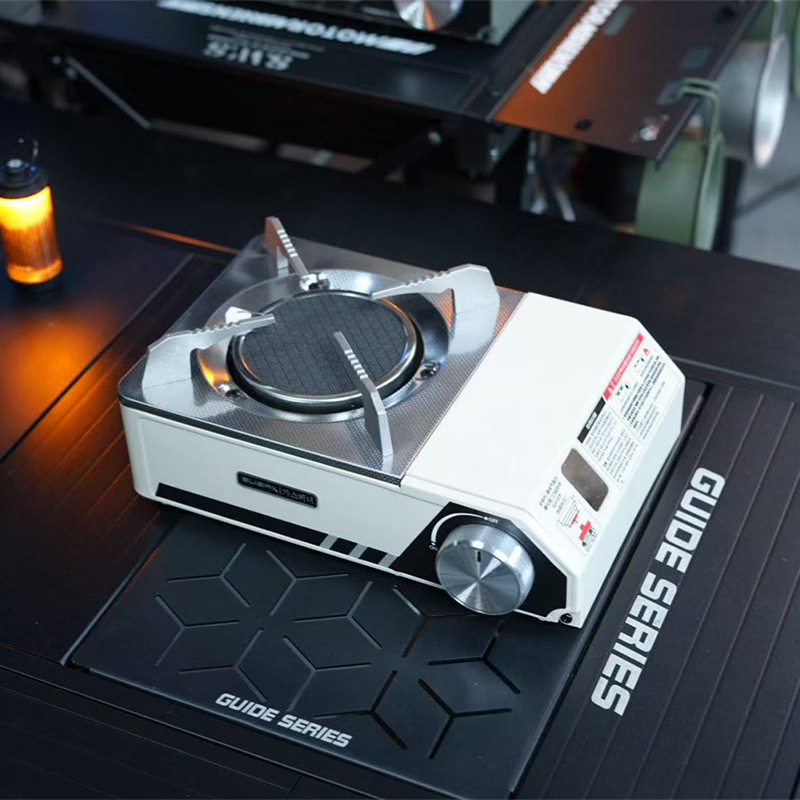 TEMU Infrared Windproof Cassette Stove Outdoor Picnic Portable Camping Stove Household Protective -saving Stove