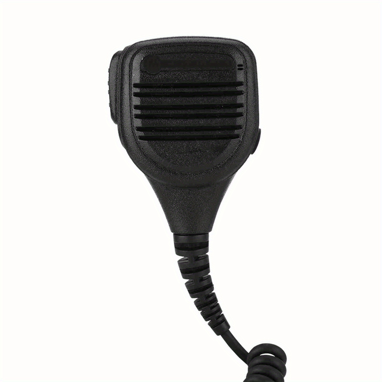 TEMU 3.5mm Headphone Jack Hand Microphone With Steel Belt Clip – Compact, Portable, And Easy To Carry For Clear Communication Anywhere