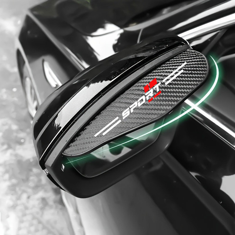 2pcs car rearview mirror rain cover