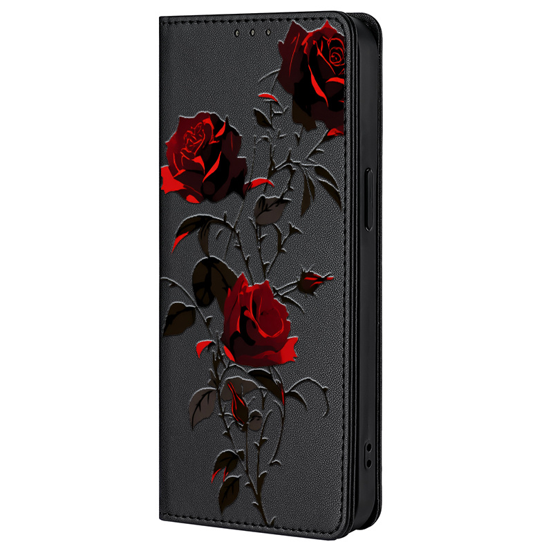 TEMU Phone Case: With Cover Premium Synthetic Leather Flip Case Rfid Protective Cover Case Magnetic Card Holder Stand Function Flip Case For Galaxy