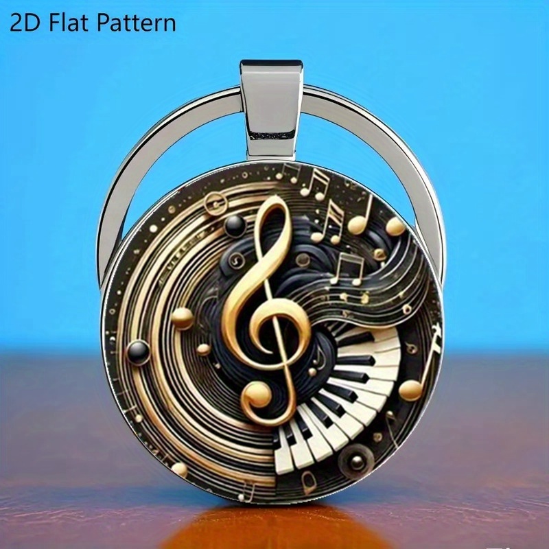 TEMU V2dflat Pattern Keychain Keychain For Bag Accessories, Car Pendants, Perfect Gifts For Christmas, Halloween, Thanksgiving, Birthday Parties,