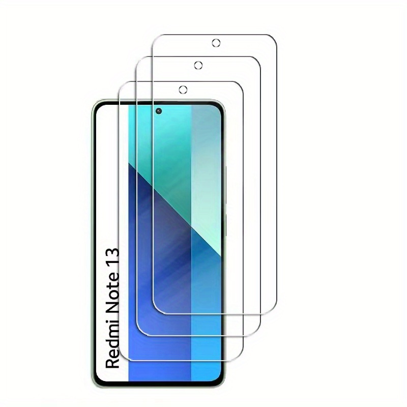Image of 3pcs Tempered Glass Screen Protector Compatible With Xiaomi Redmi Note 13 Pro