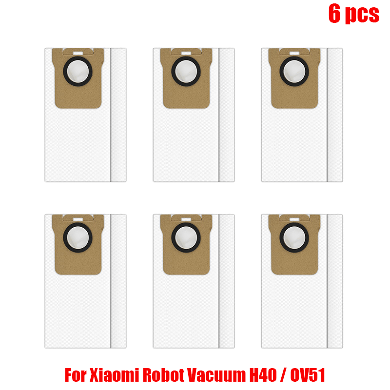 TEMU Fit For Xiaomi Robot Vacuum H40 / Ov51 Additions Main Side Brush Mop Cloth Hepa Filter Dust Bag Replacement Spare Parts