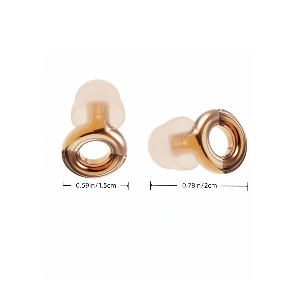 silicone sleep earplugs reusable essential for travel suitable for work and study including a portable storage case and four pairs of earplug sleeves xs   sizes no batteries required Product details 3