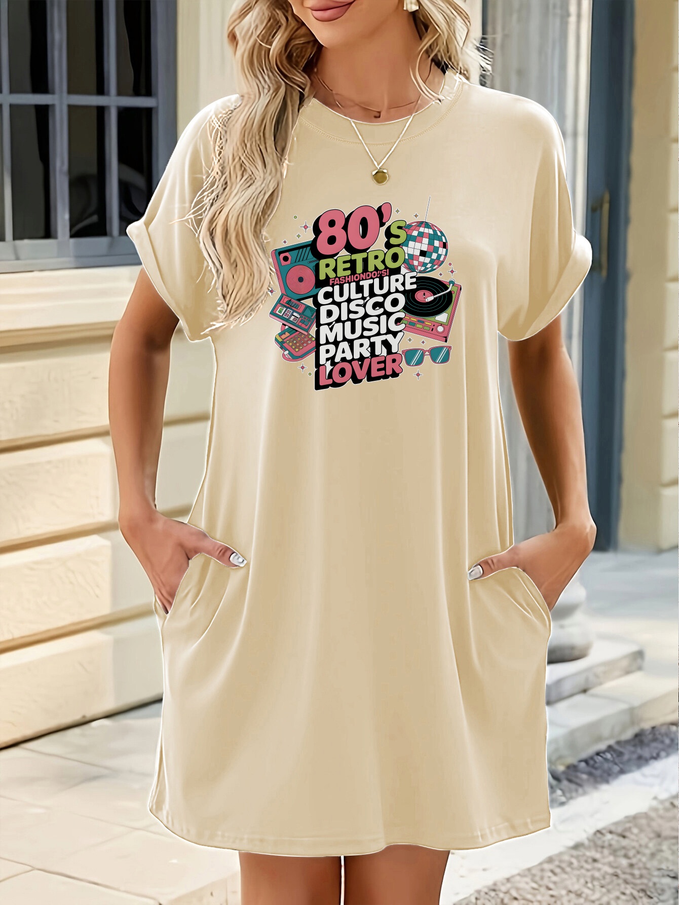 vestido retro 80s 90s amantes estampado Temu Spain