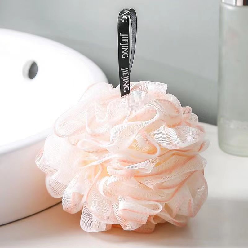 

5pcs Pink High-end Large Non-scattering Bath Flower Super Soft And Cute Girl Bath Supplies For Bathing