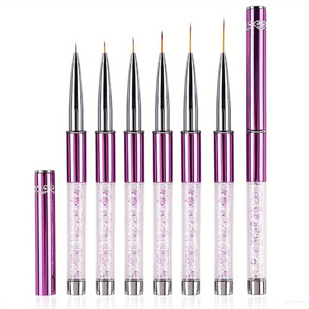2pcs Nail Art Brush and Pink Nail File Set