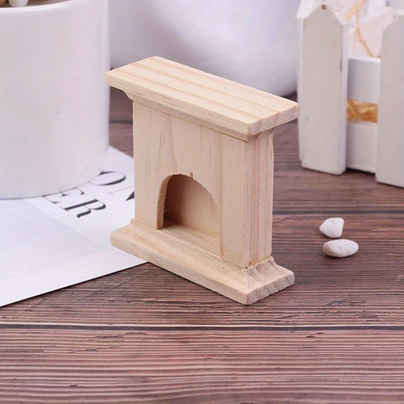 diy wooden mini fireplace wall mounted no power needed   for   decor details 3