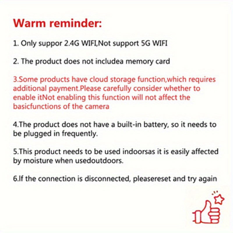 1pc THIRYWO 1080P HD Indoor Security Camera, 2-Way Audio, Wi-Fi, Pan/Tilt/Zoom, Motion Tracking, Color Night Vision, USB Powered, Smartphone Compatible, Irregular Shape, No Battery Required details 0