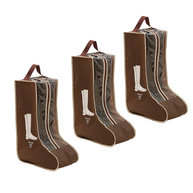 3pcs Extended Reusable High-top , Sneaker Storage Bags, High-top Shoe And Boot Dust Bags